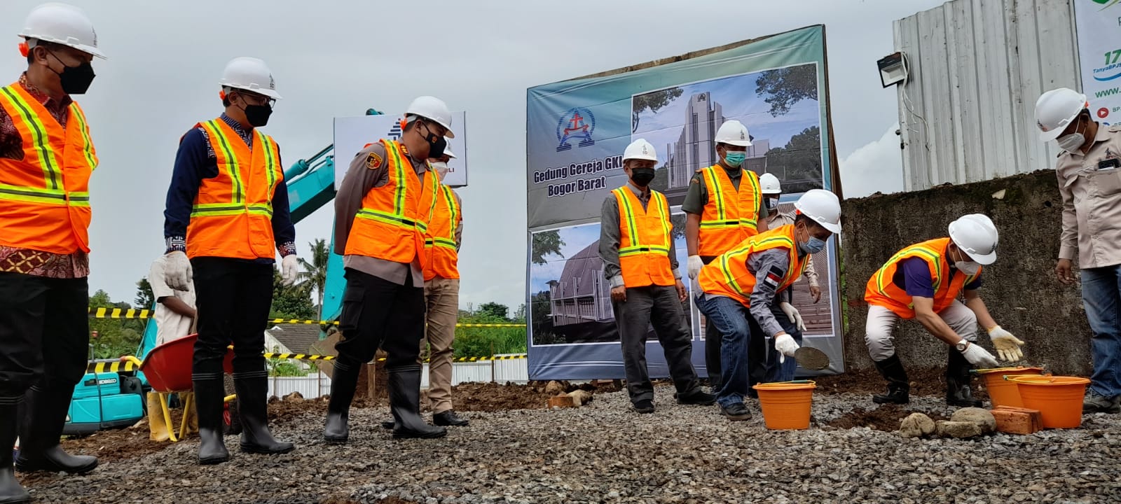 Pembangunan GKI Yasmin Dimulai
