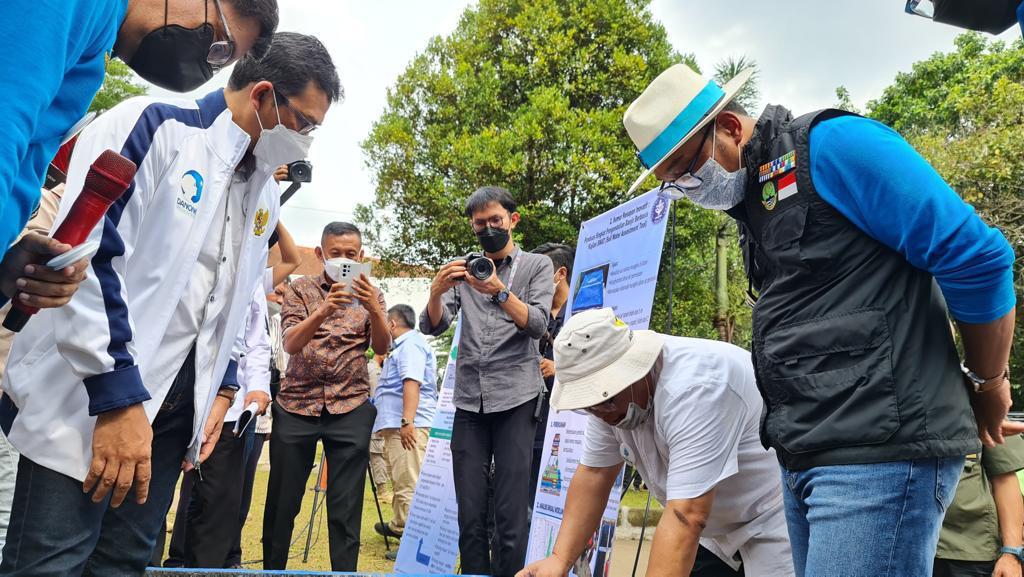Kerja Sama sumur resapan Pemprov Jabar dengan Danone
