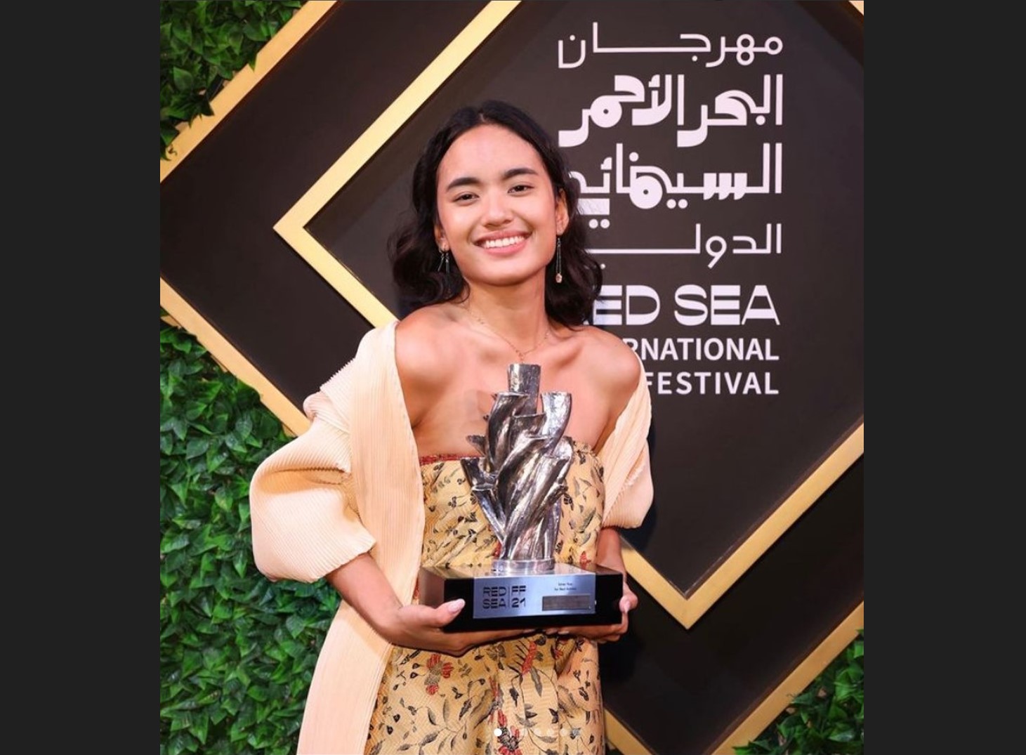 Aktris Arawinda Kirana meraih penghargaan di Festival Film Internasional Laut Merah