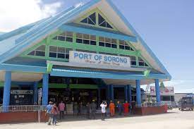 Pelabuhan Kota Sorong, Papua Barat.
