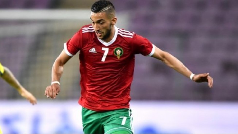 Pemain timnas Maroko Hakim Ziyech