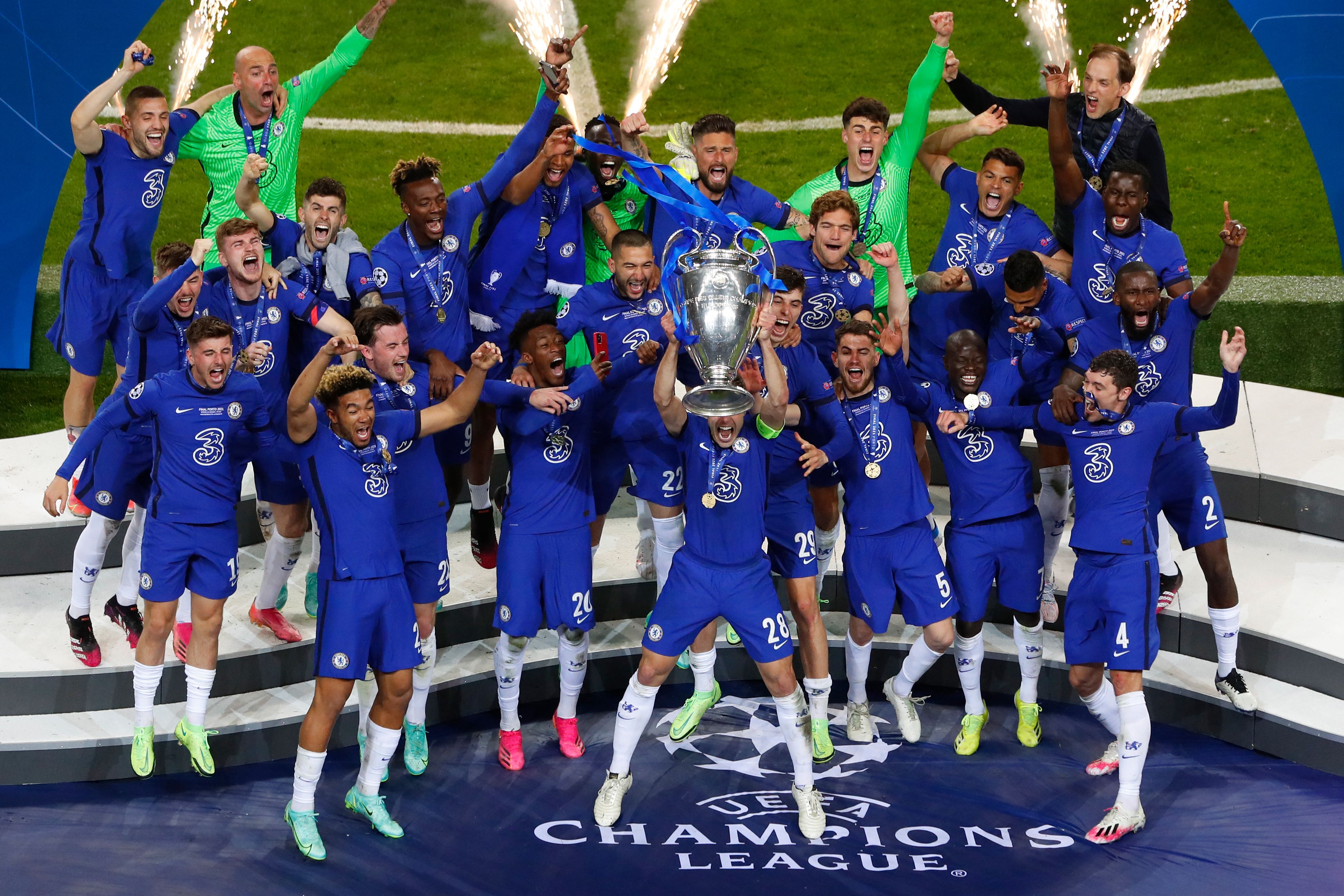 Chelsea kala menjadi juara Liga Champions 2021.