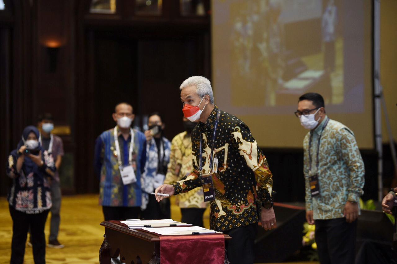 Gubernur Jawa Tengah Ganjar Pranowo.