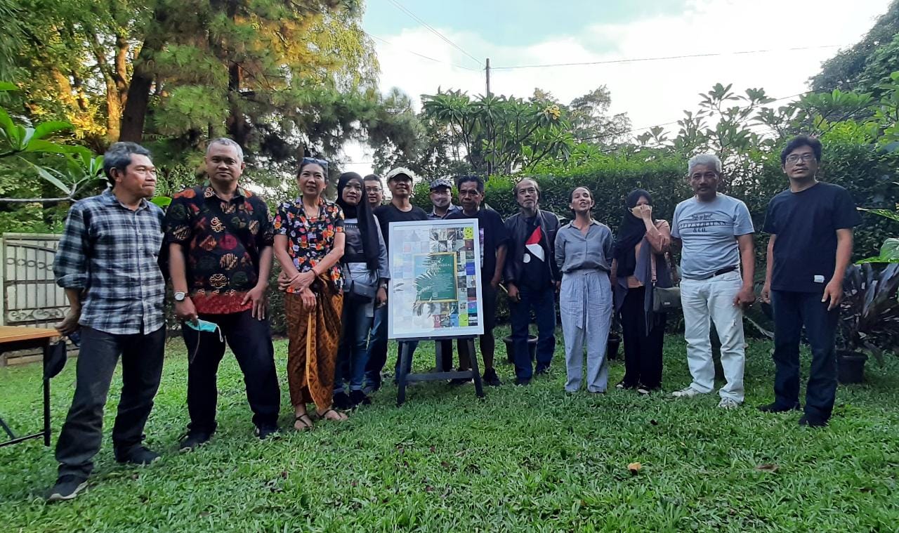 Para perupa yang ambil bagian dalam 'Parade Pameran Tunggal 51 Perupa'