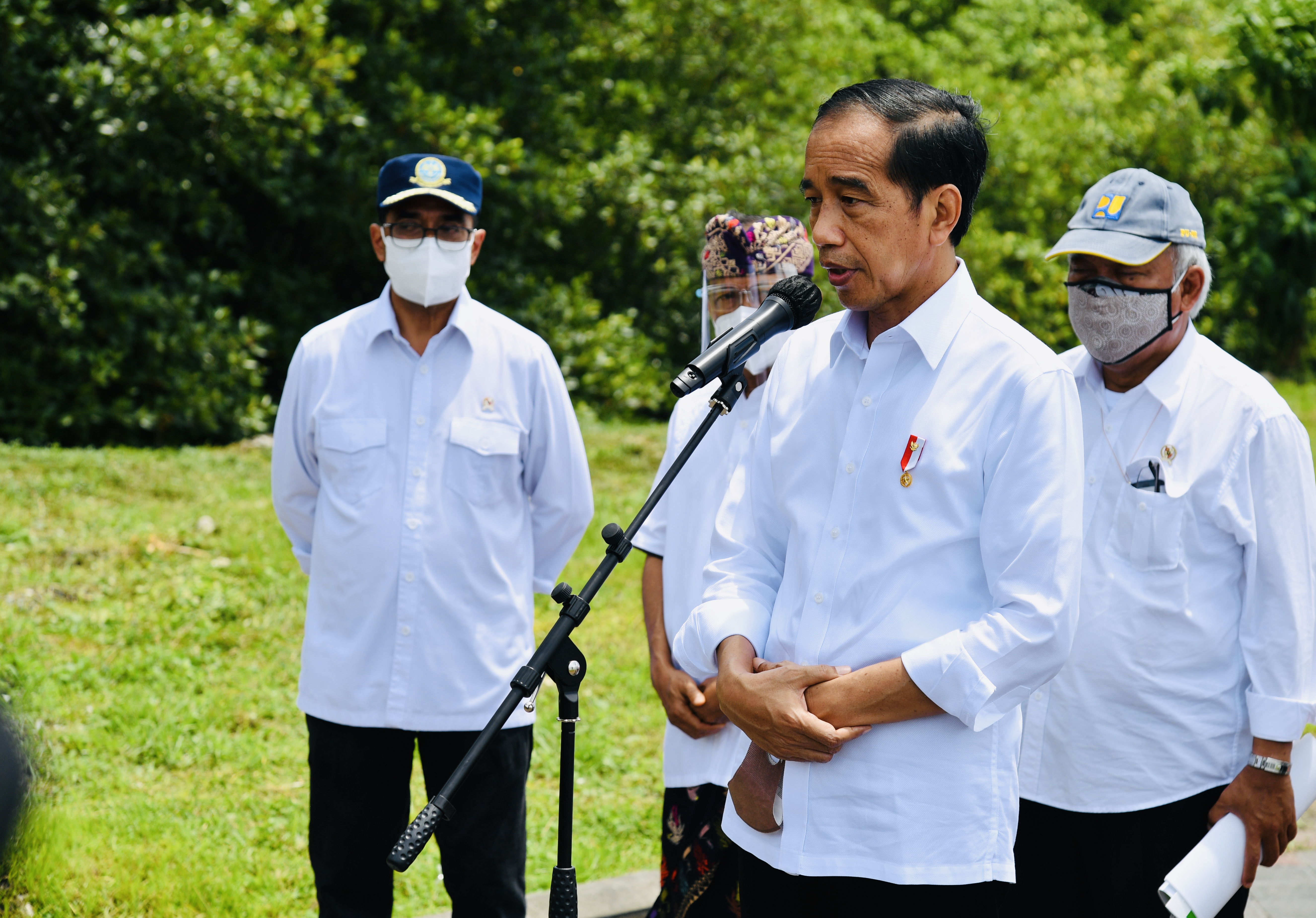 Presiden Joko widodo di Kabupaten Badung, Bali, Jumat (3/12)