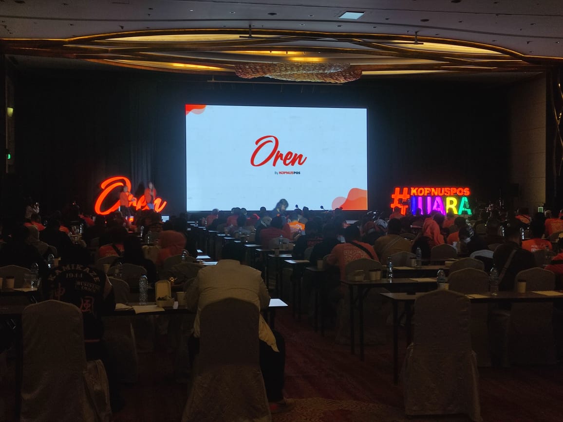 Acara  peluncuran Aplikasi Oren berbasis Andoid dan IOS .