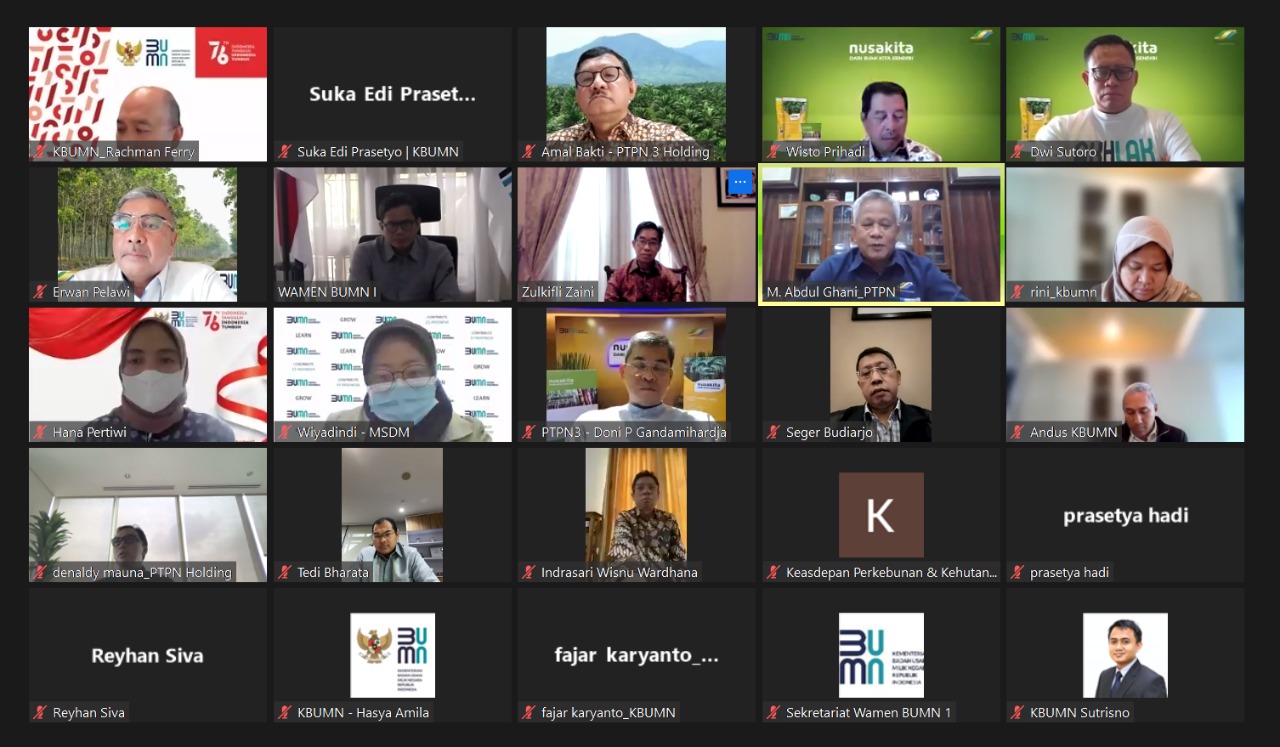 Pengangkatan komisaris baru di lingkungan holding perkebunan