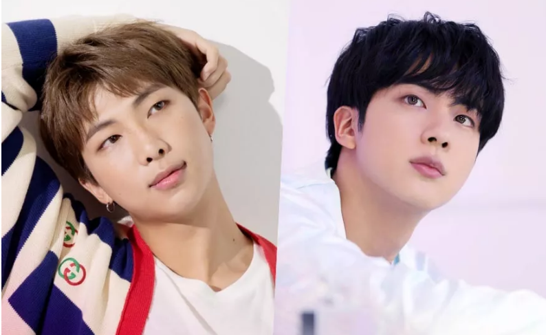 RM dan Jin BTS.