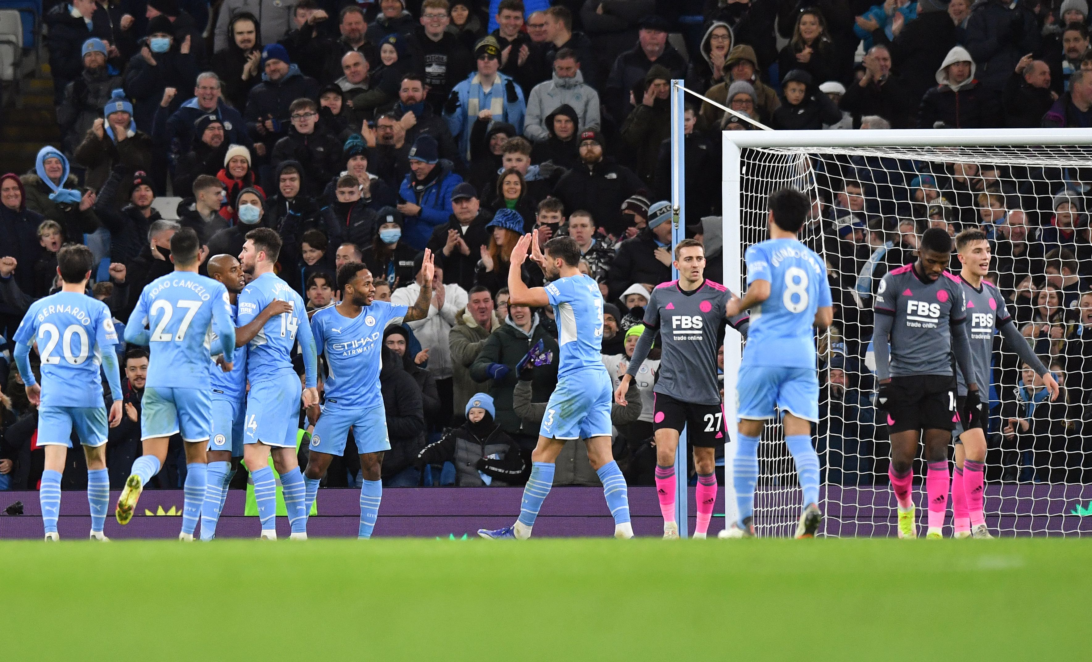 Lewat Drama Sembilan Gol, City Tekuk Leicester