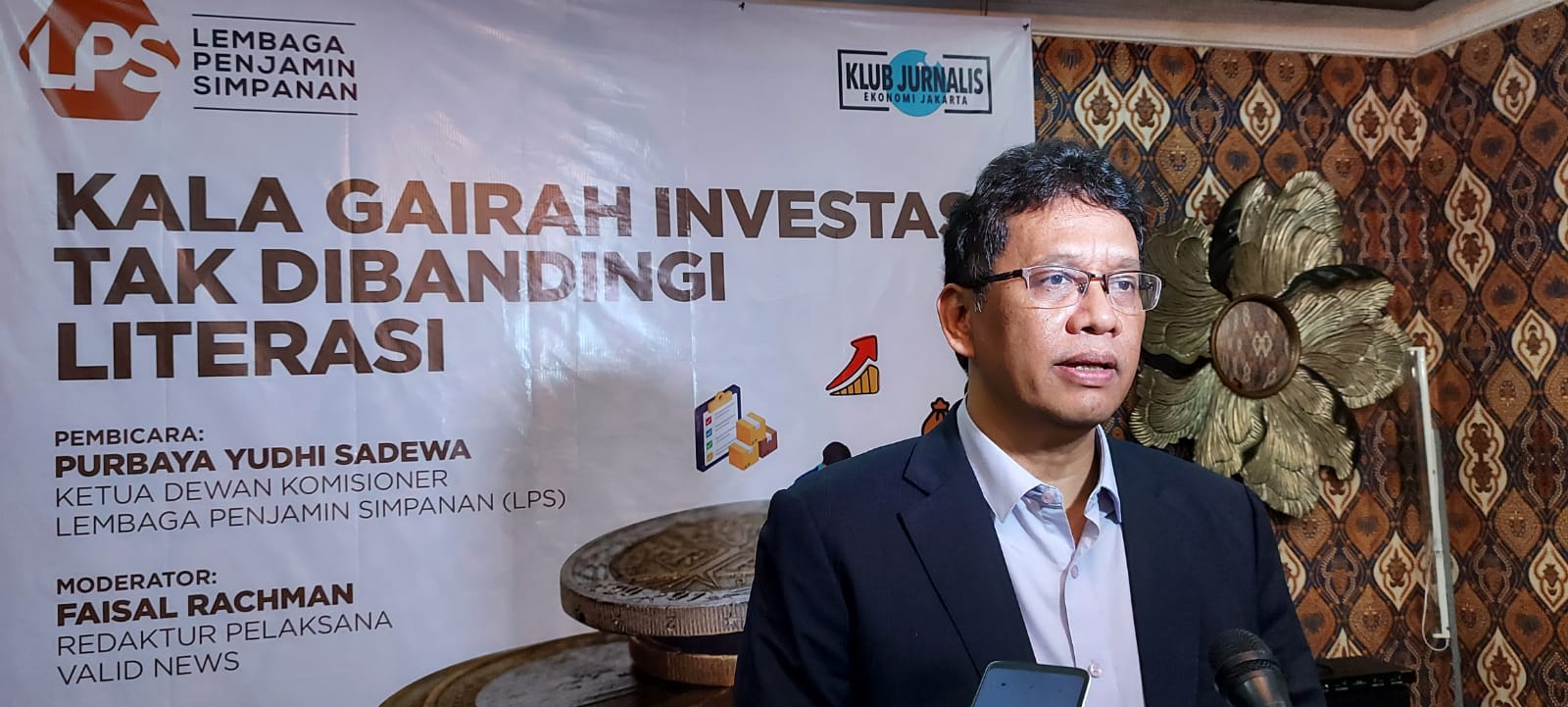 Ketua Dewan Komisioner LPS Purbaya Yudhi Sadewa