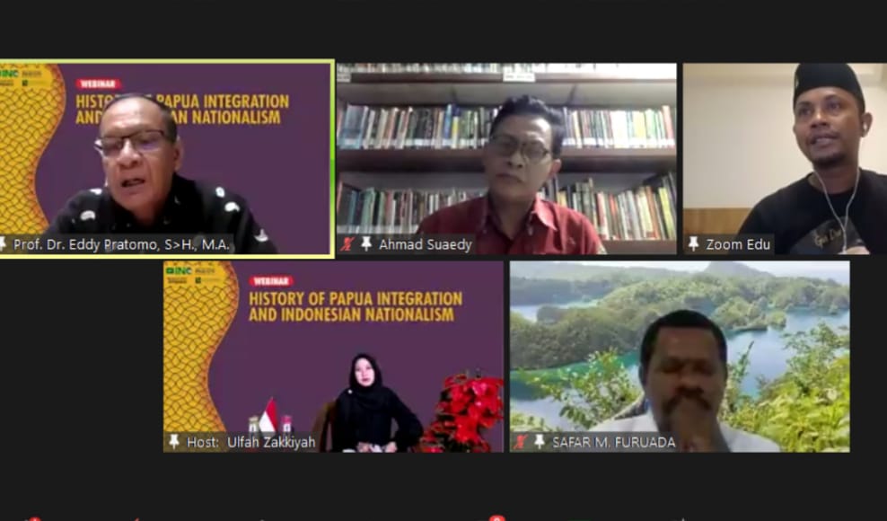 Webinar tentang Papua.