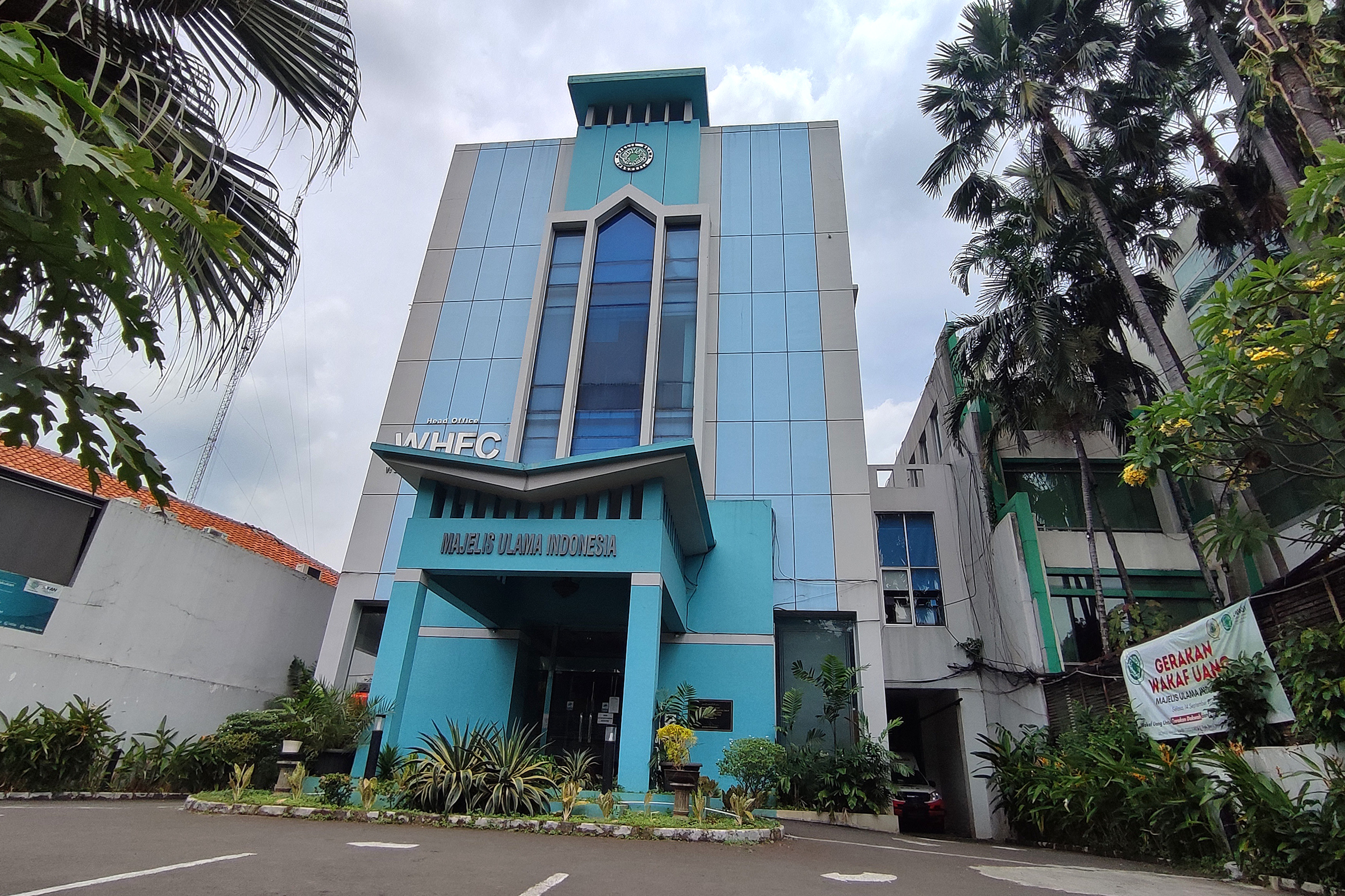 Suasana Gedung Majelis Ulama Indonesia (MUI) Pusat di kawasan Proklamasi, Jakarta, Sabtu (20/11/2021
