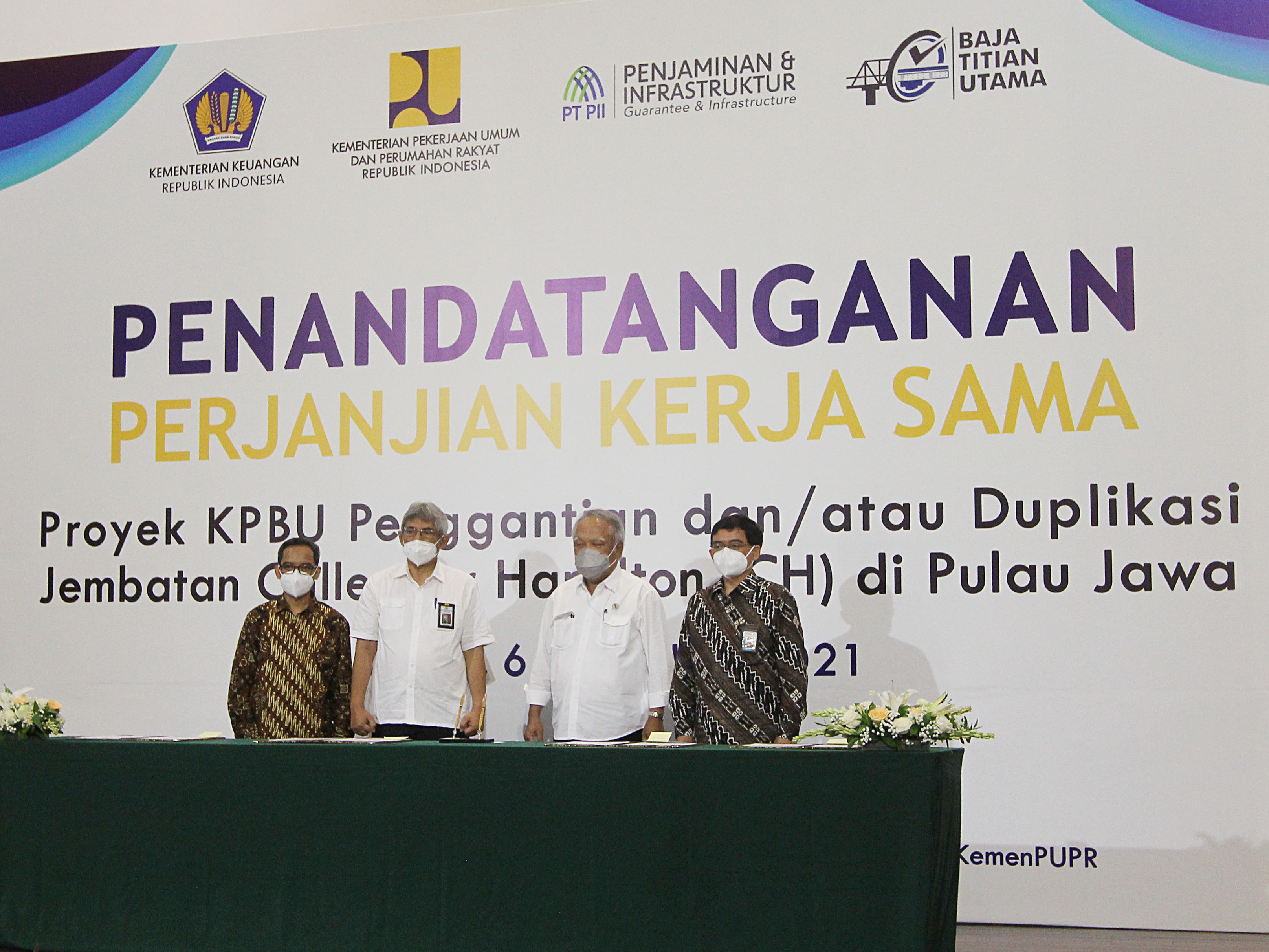 Bukaka Teknik Utama Kerjakan Penggantian Jembatan Callender Hamilton