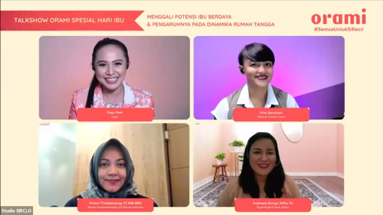 Diseminasi hasil riset dan survei Orami mengenai pemberdayaan kaum Ibu