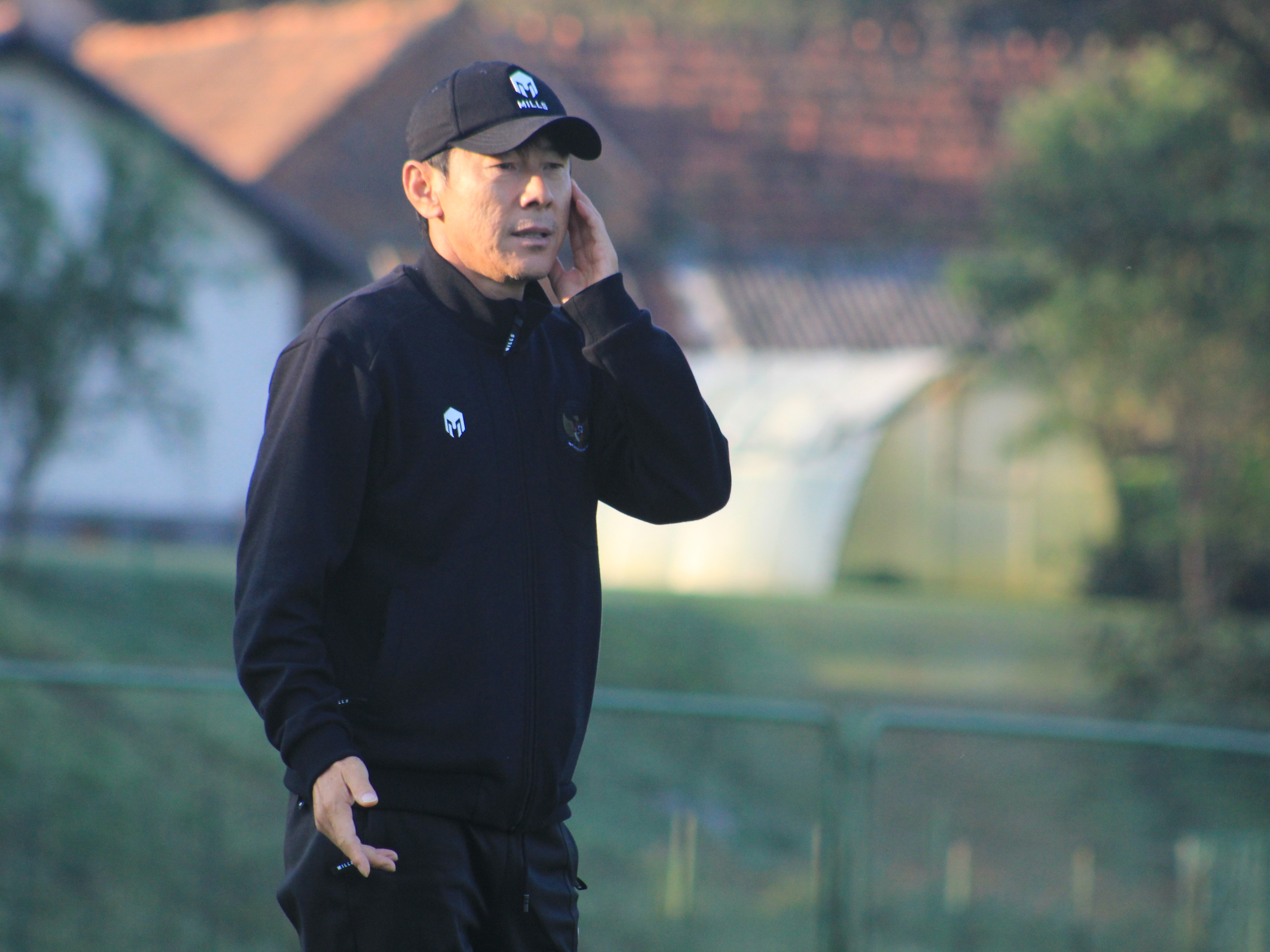 Pelatih timnas Indonesia Shin Tae-yong.