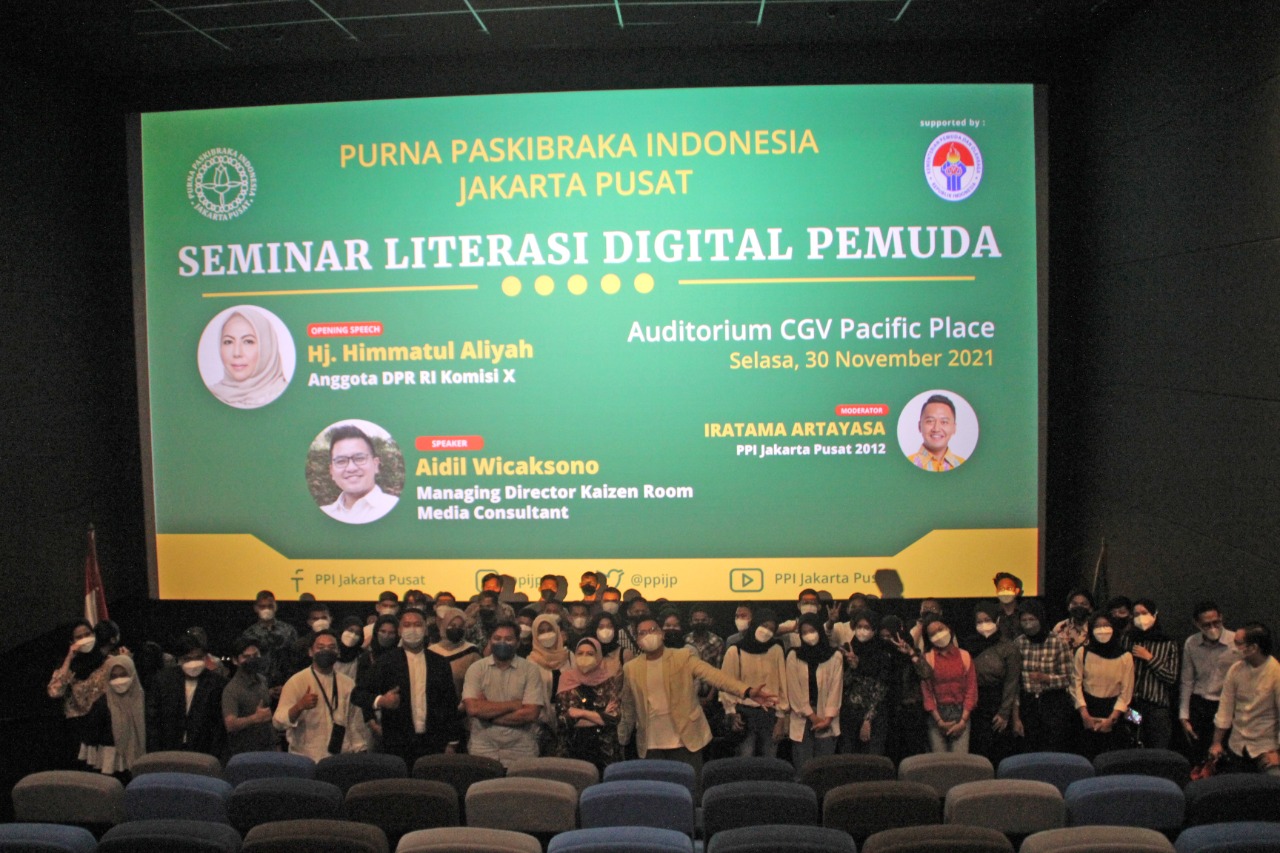 Seminar bertajuk “Penyadaran Pemuda terhadap Pentingnya Literasi dan Toleransi Digital di Kalangan Pemuda”.