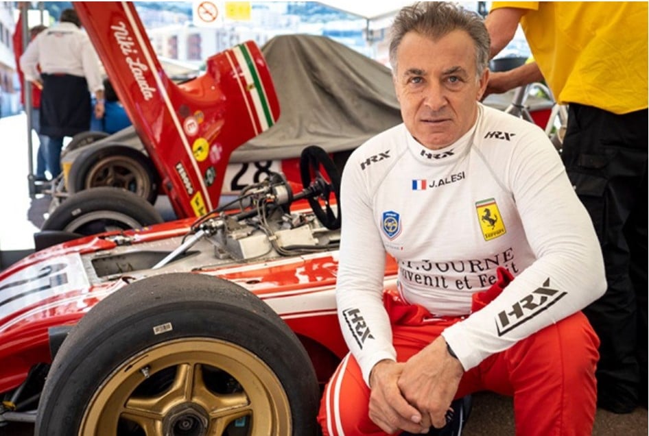 Mantan pembalap Formula 1 Jean Alesi