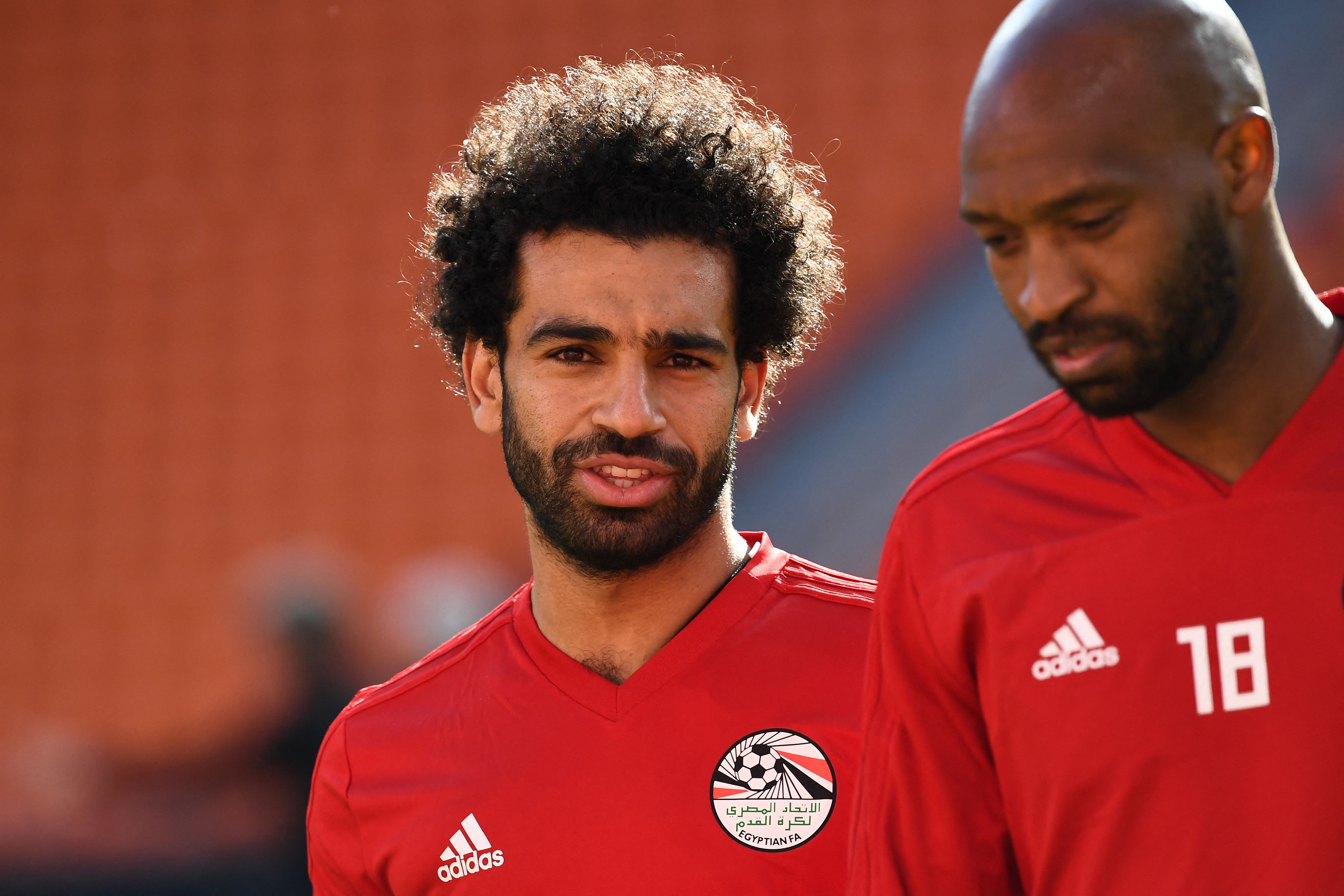 Striker timnas Mesir Mohamed Salah