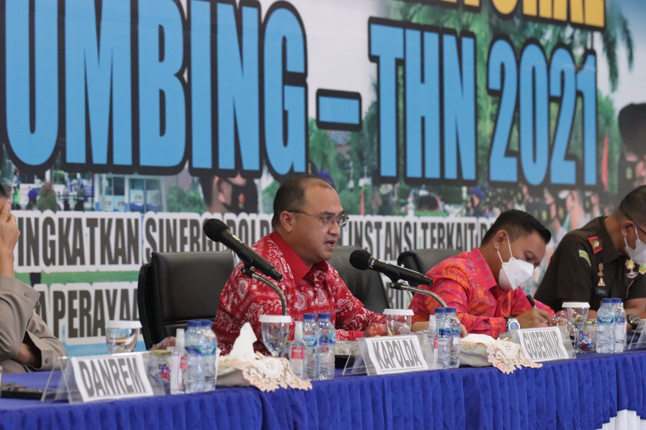 Gubernur Babel Erzaldi Rosman menggelar Rakor Lintas Sektoral dalam rangka Kesiapan Pelaksanaan Operasi 