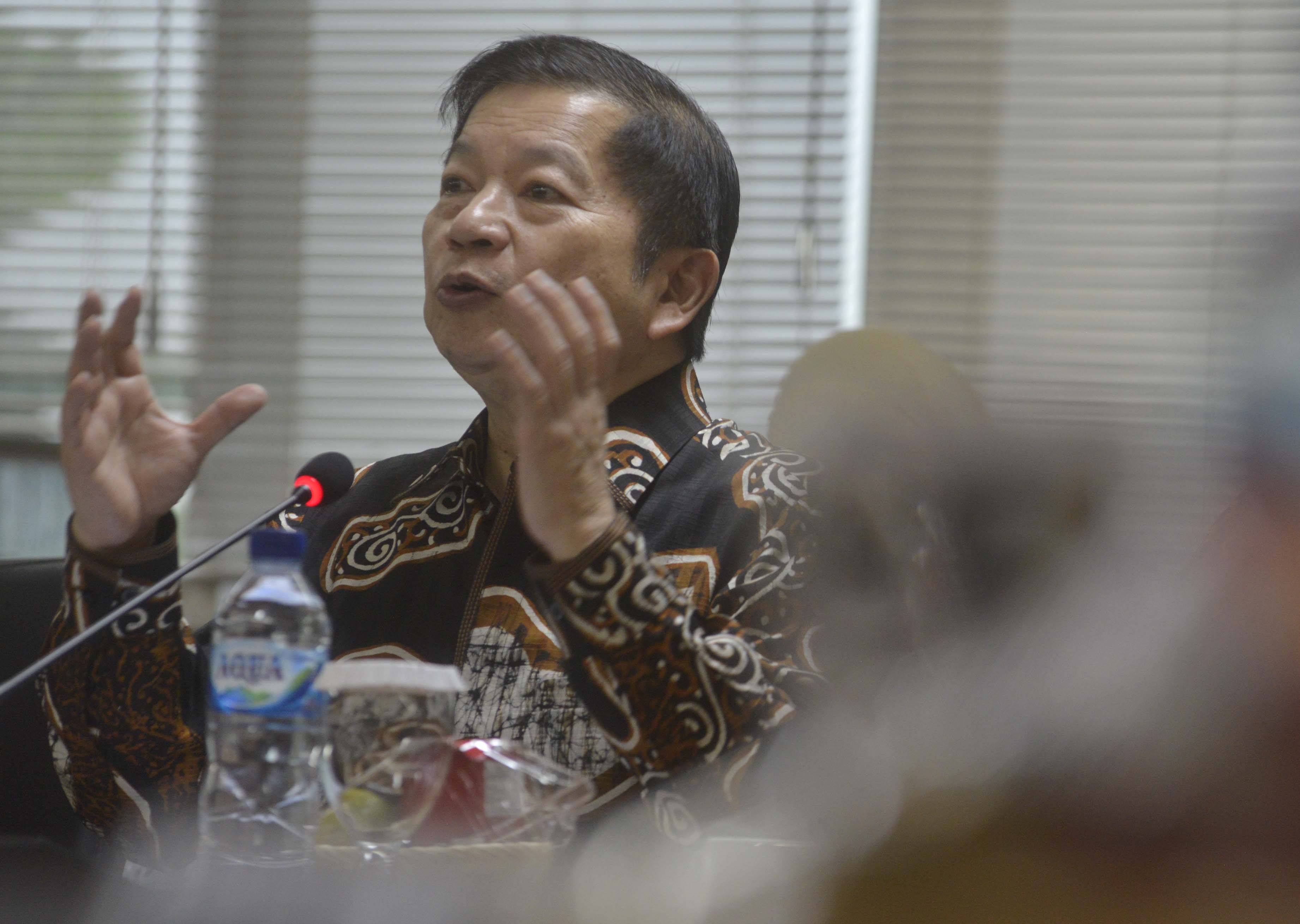 Menteri PPN/Kepala Bappenas yang juga  anggota Tim Nasional Stranas Pencegahan Korupsi Suharso Monoarfa