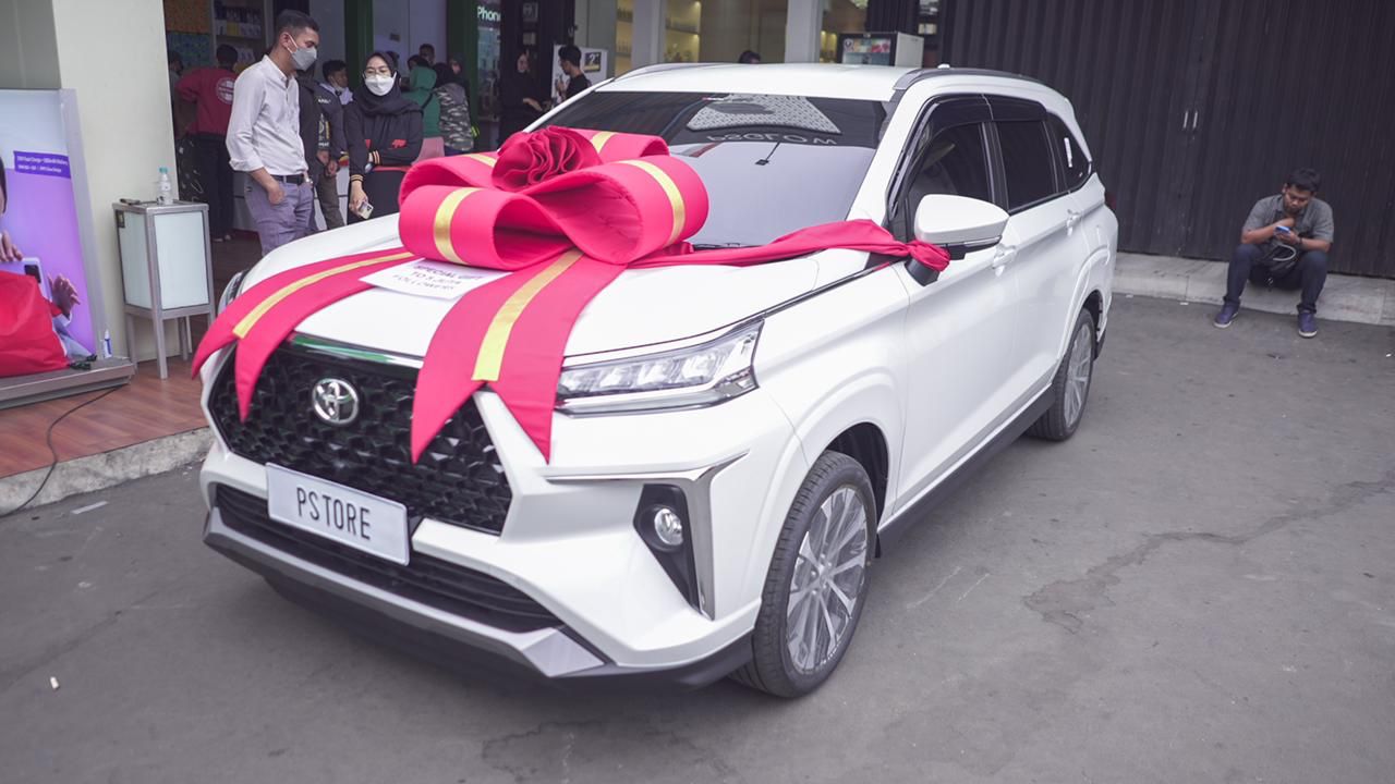 Ilustrasi. Mobil giveaway Pstore.