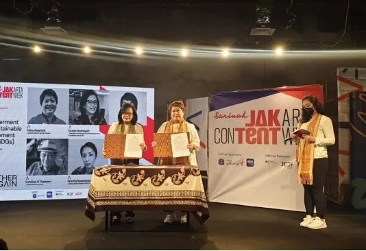 Penandatanganan Nota Kesepakatan Sarinah dan BRI untuk Program Sarinah Pandu