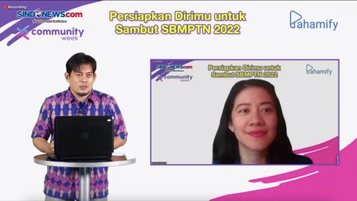 Webinar Pahamify menyambut perssiapan UTBK 2022