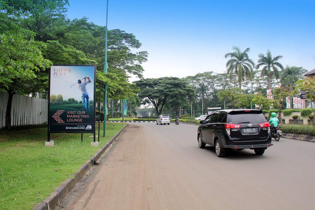 Salah satu sudut kawasan Kota Modern di Kota Tangerang.