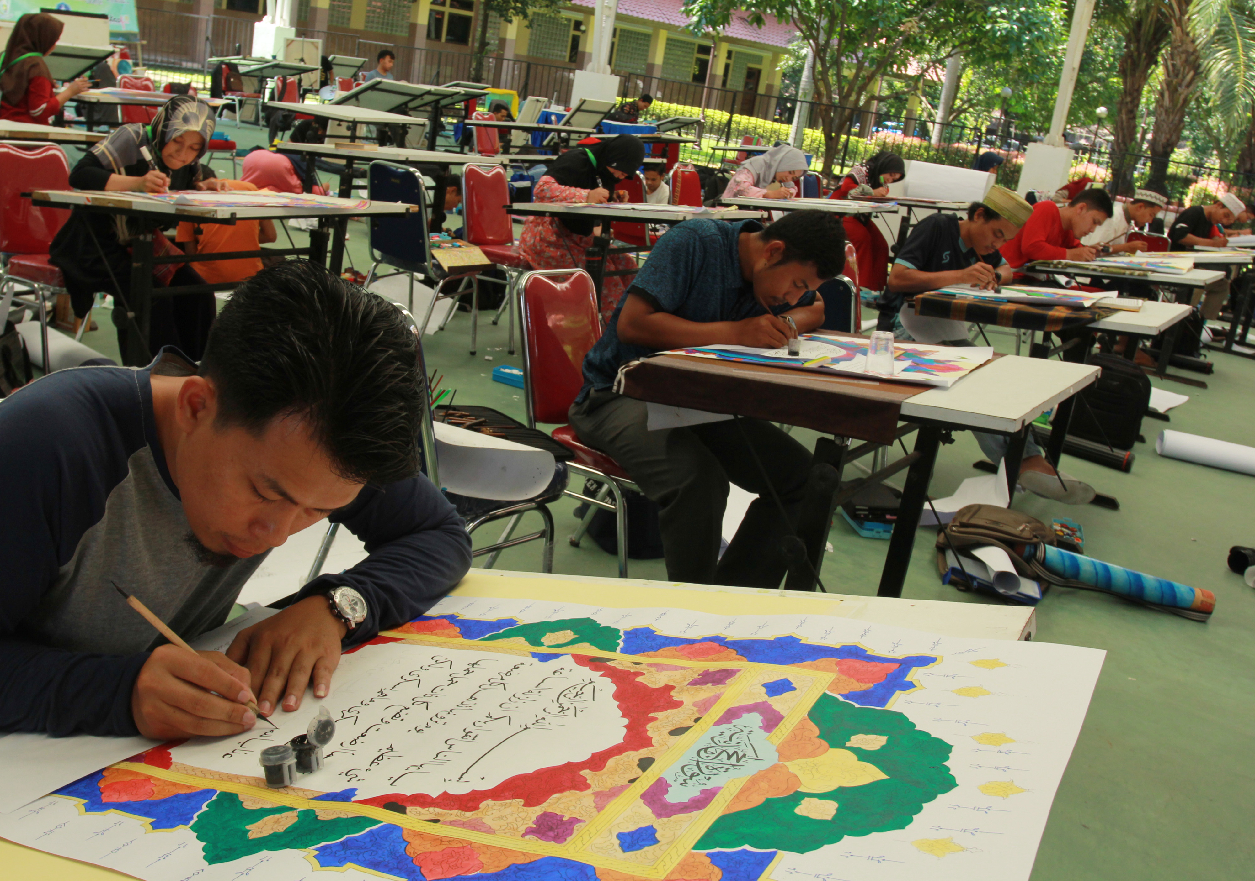 Ilustrasi perlombaan MTQ