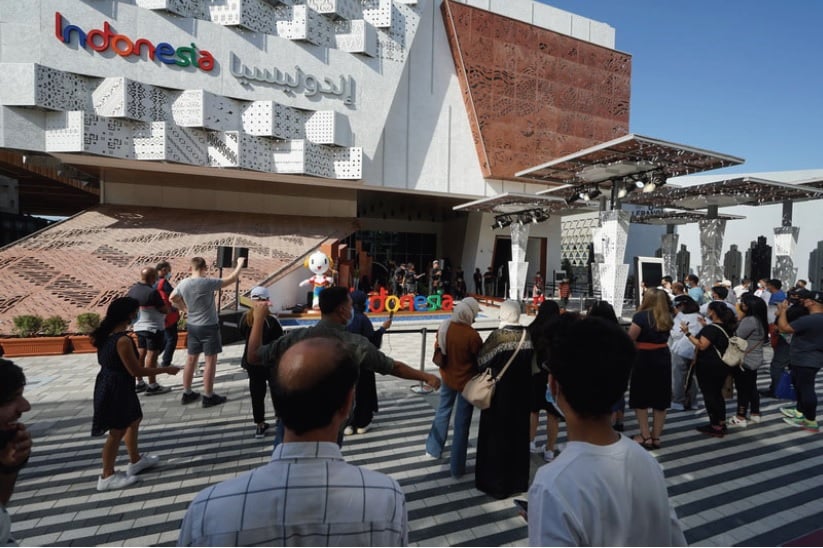 Paviliun Indonesia di EXPO 2020 Dubai.