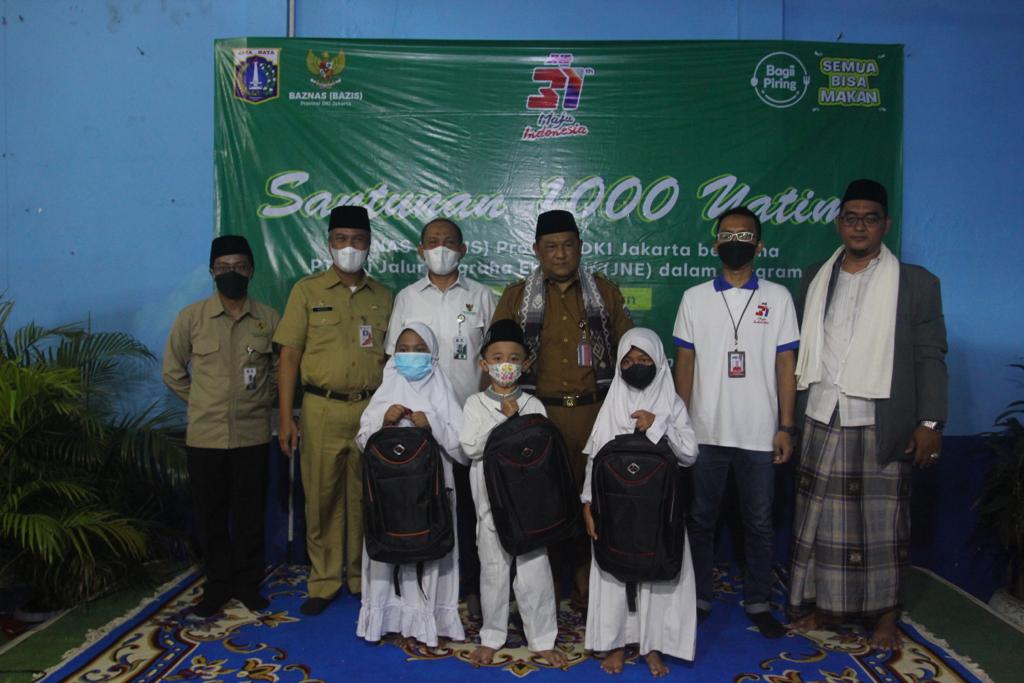 Baznas/Bazis DKI Gandeng JNE Luncurkan Program Semua Bisa Makan