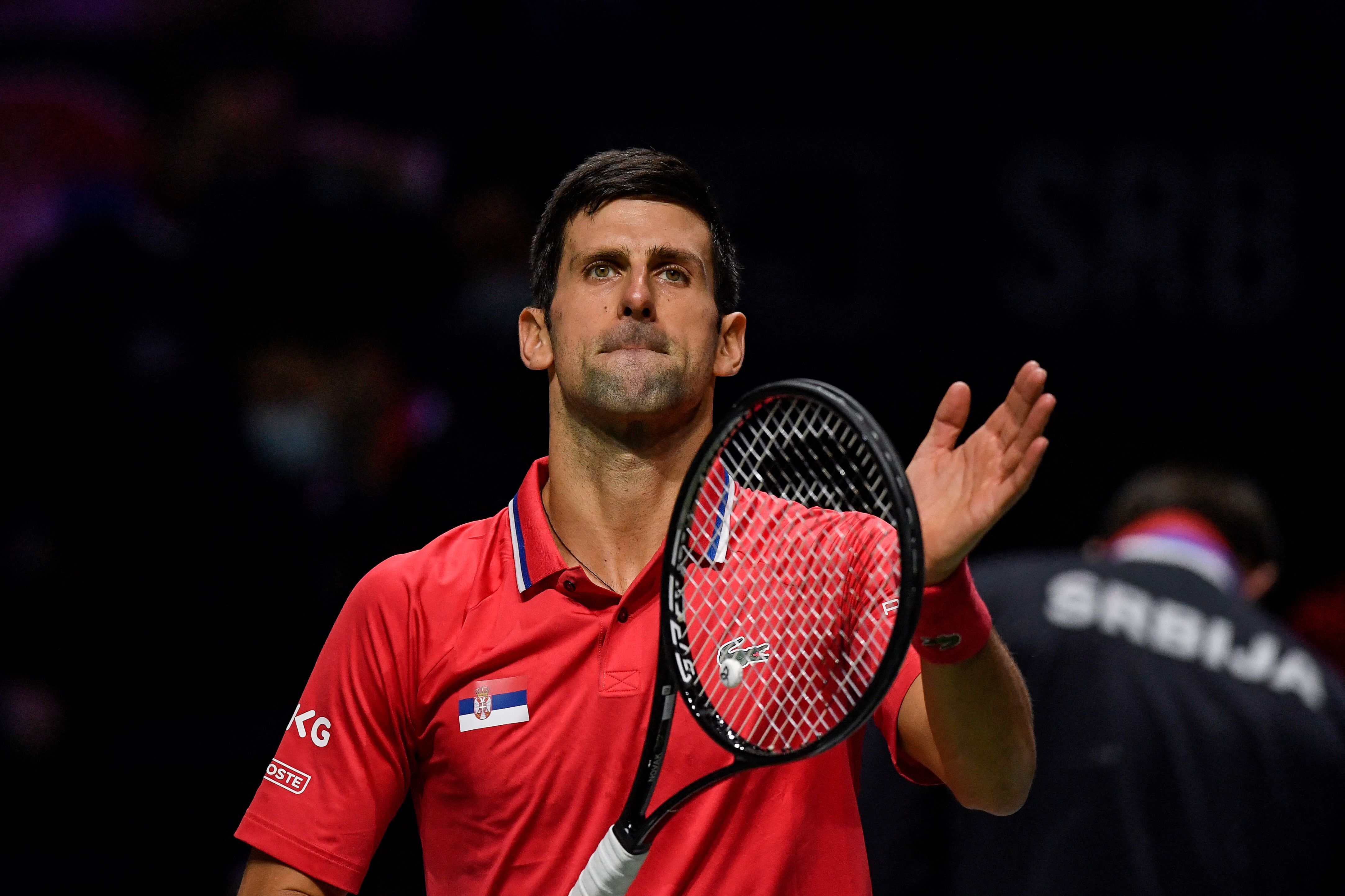 Petenis Serbia Novak Djokovic