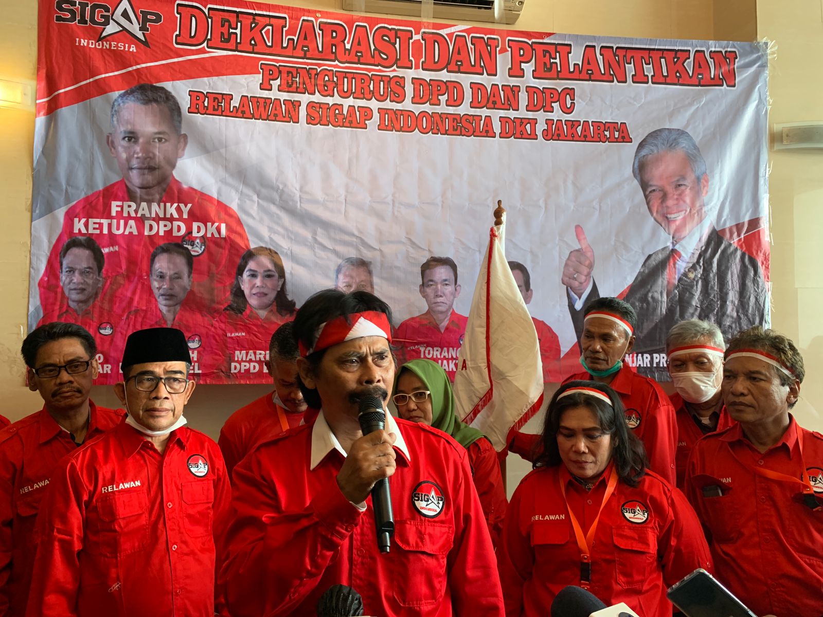 Gerakan Relawan Ganjar for Presiden 2024 di DKI terbentuk, Sabtu (11/12)