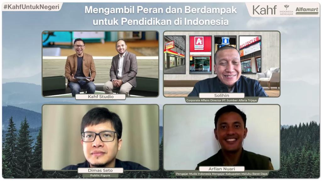 Kahf melanjutkan rangkaian kampanye #KahfUntukNegeri dengan menggelar virtula talk show pendidikan.