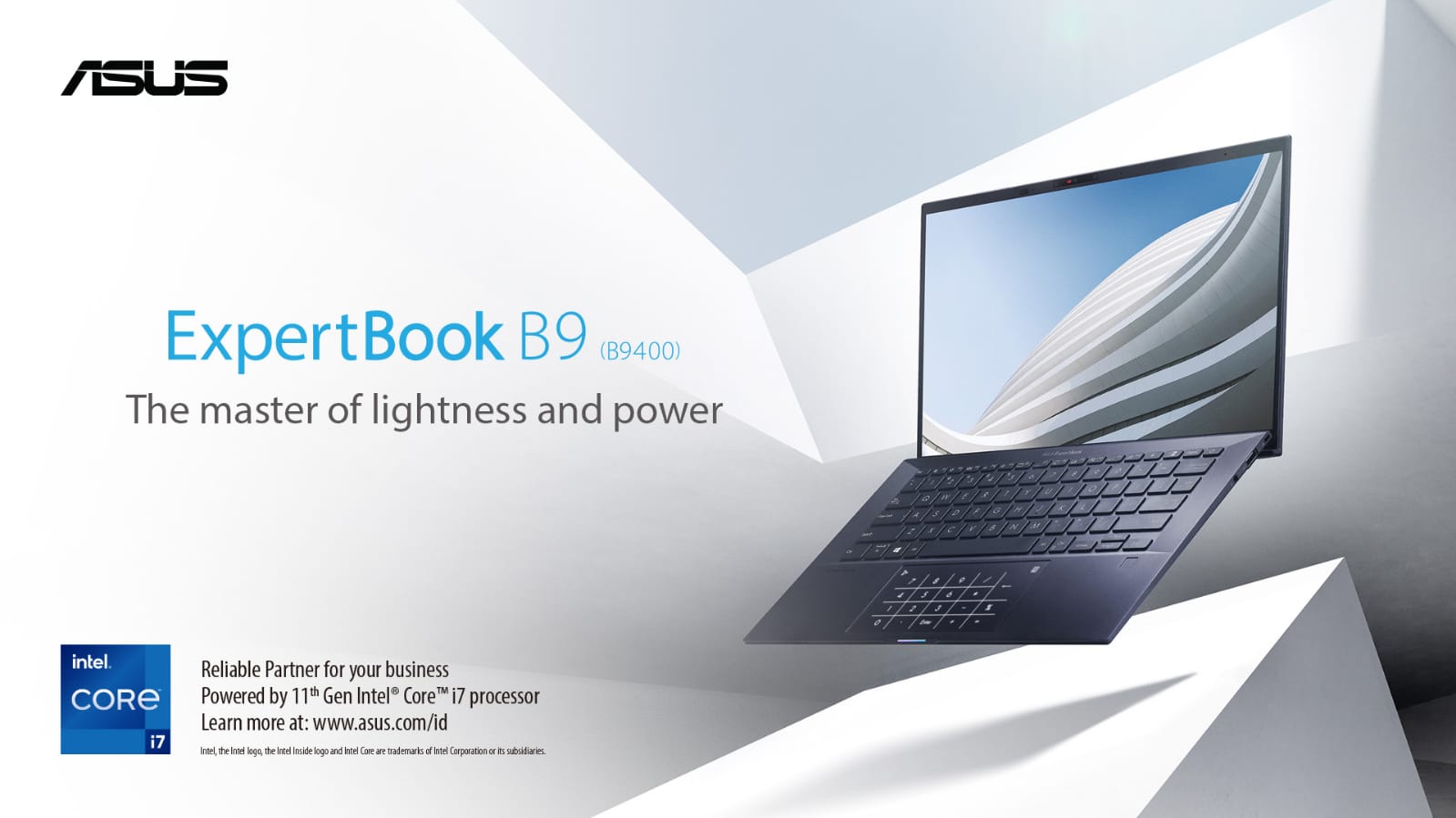 ASUS memperkenalkan ExpertBook B9400, laptop bisnis premium yang hadir untuk para pebisnis mobile dan dinamis. 