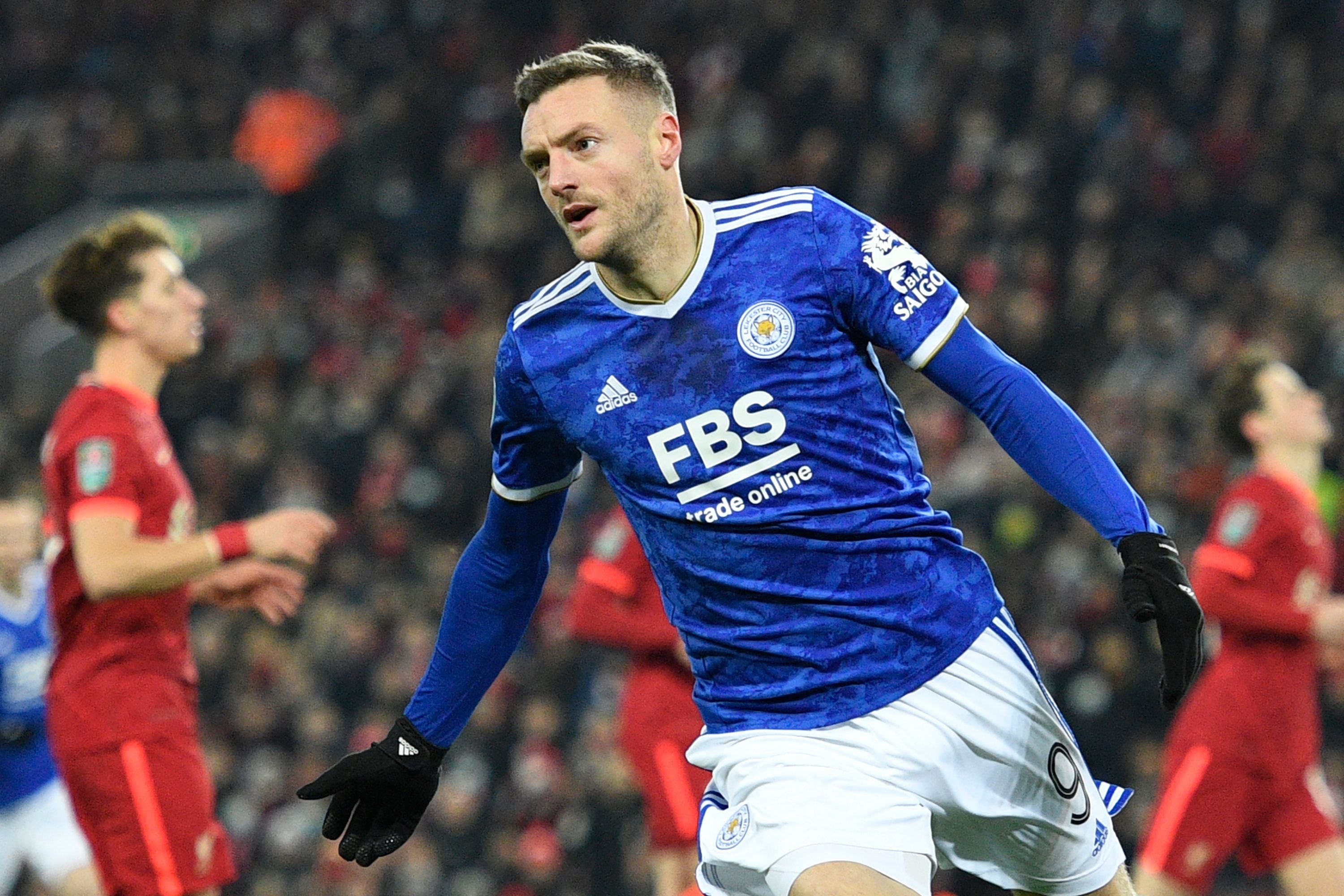 Penyerang Leicester City Jamie Vardy