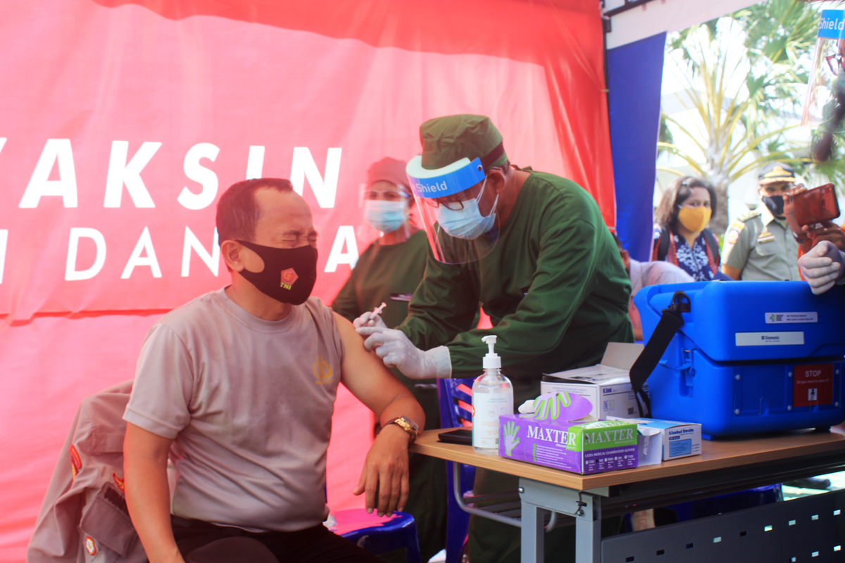 Akhir tahun 2021, Pemprov NTT terus menggalakkan vaksinasi covid-19.