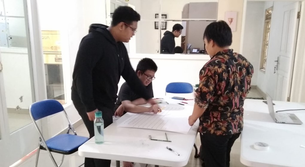 Suasana kegiatan belajar mengajar.