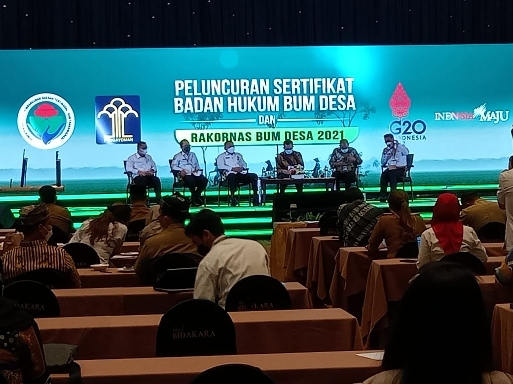 kerja sama ISSF dan Kemende PDTT untuk memperkuat BUMdesa