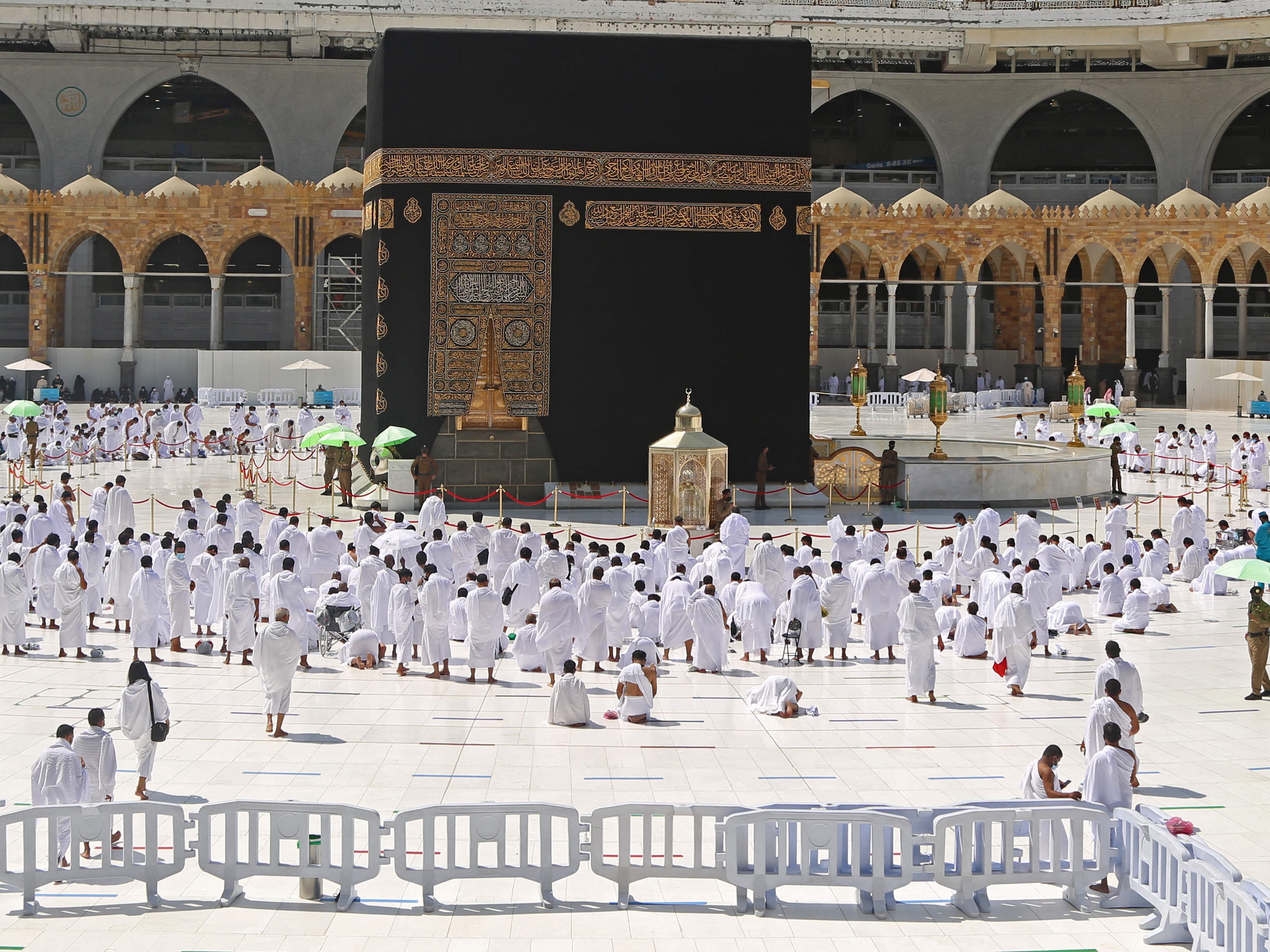 Masjidil Haram di Mekkah, Arab Saudi.