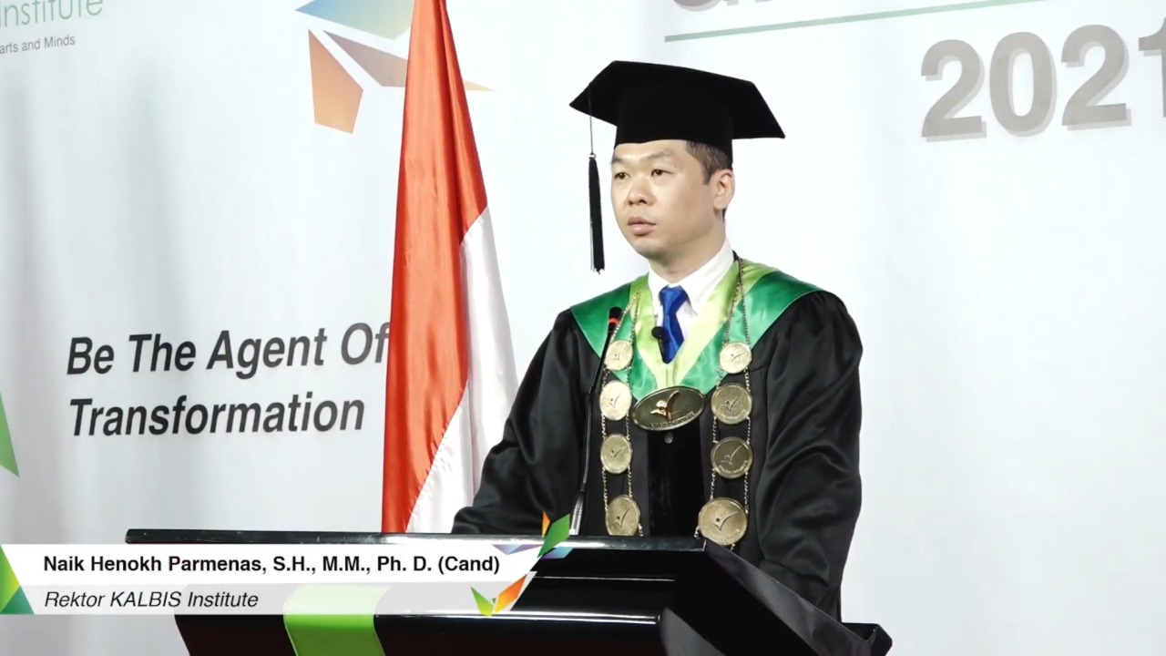 Rektor Kalbis Institute, Naik Henokh Parmenas, S.H., M.M., Ph.D (cand)