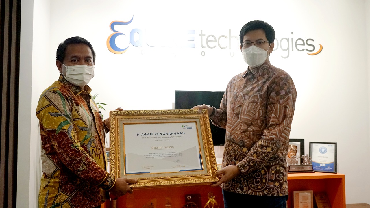  Equine Global dan Kantor BPJS Ketenagakerjaan Cabang Sudirman menjalin kerja sama melindungi 500 pekerja rentan.