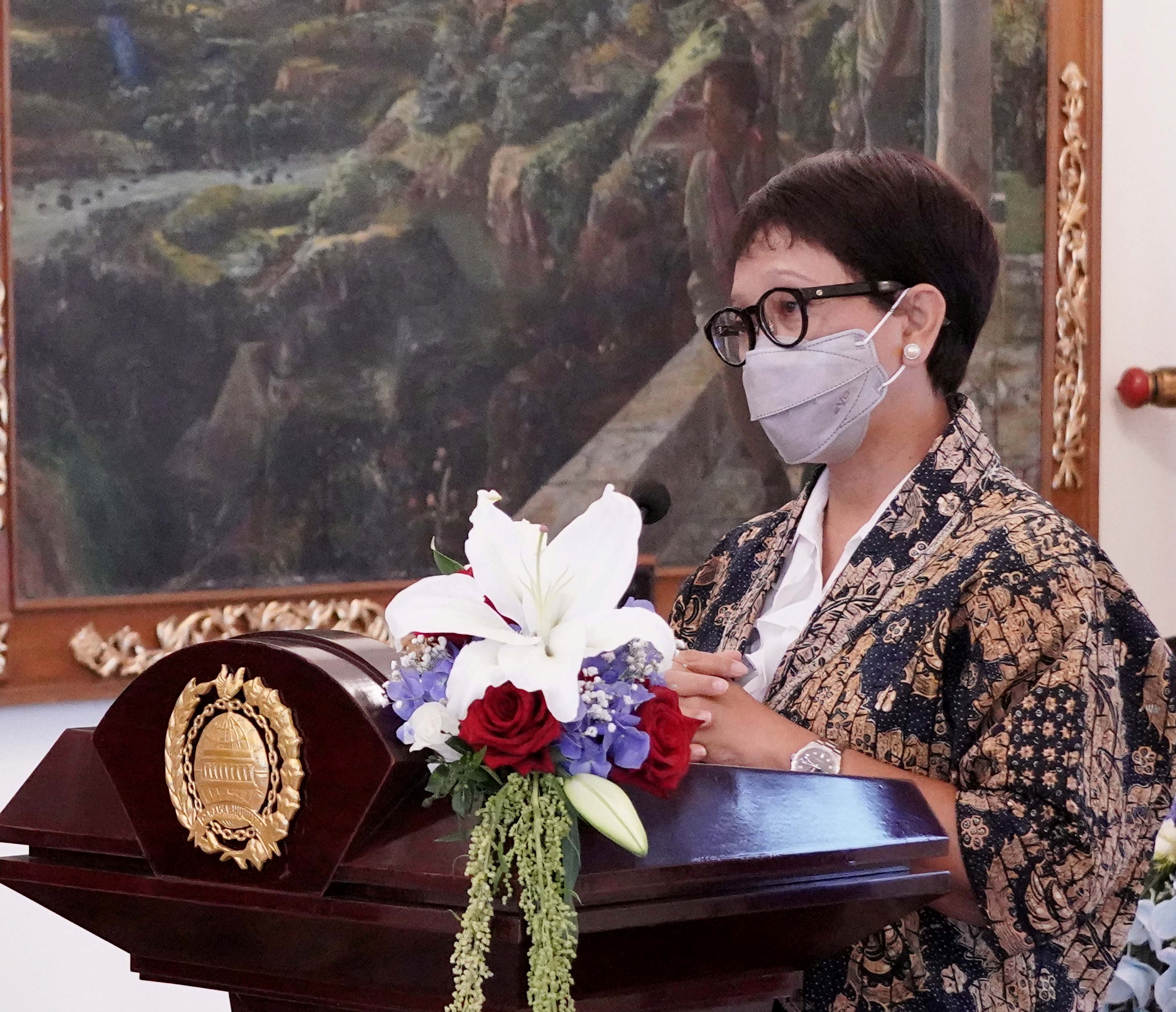 Menteri Luar Negeri Retno Marsudi. 