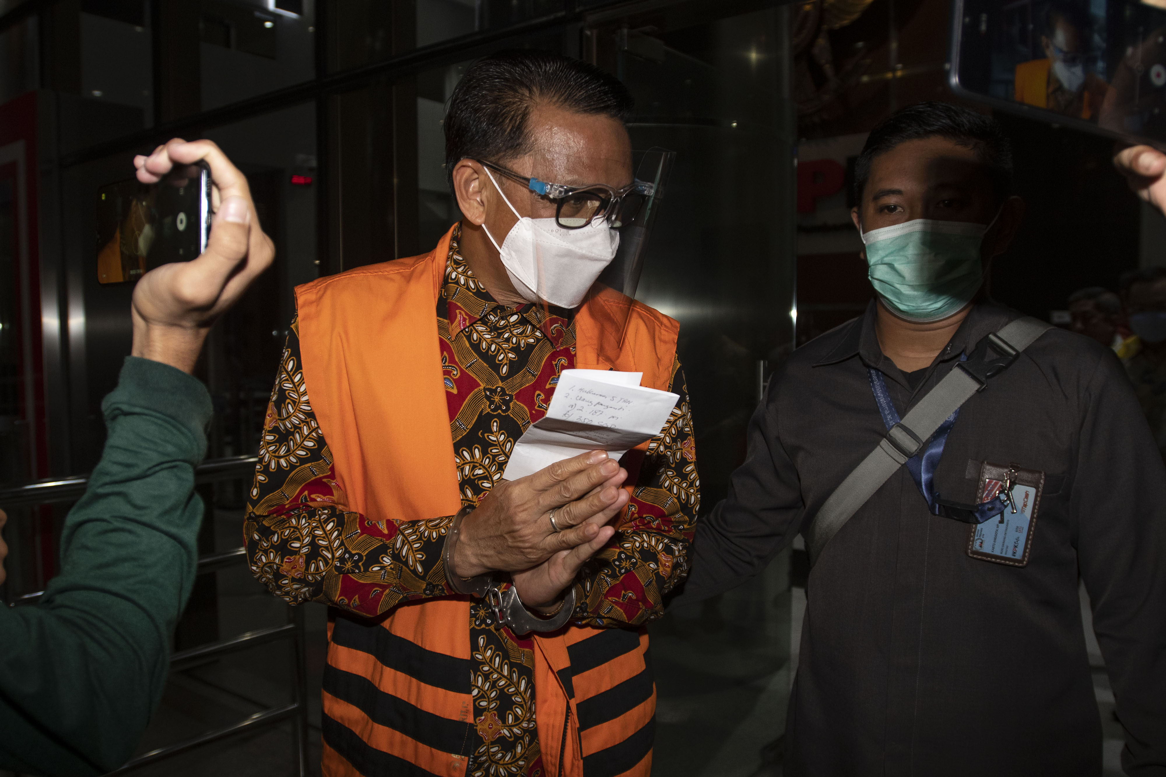 Gubernur Sulsel nonaktif  Nurdin Abdullah 