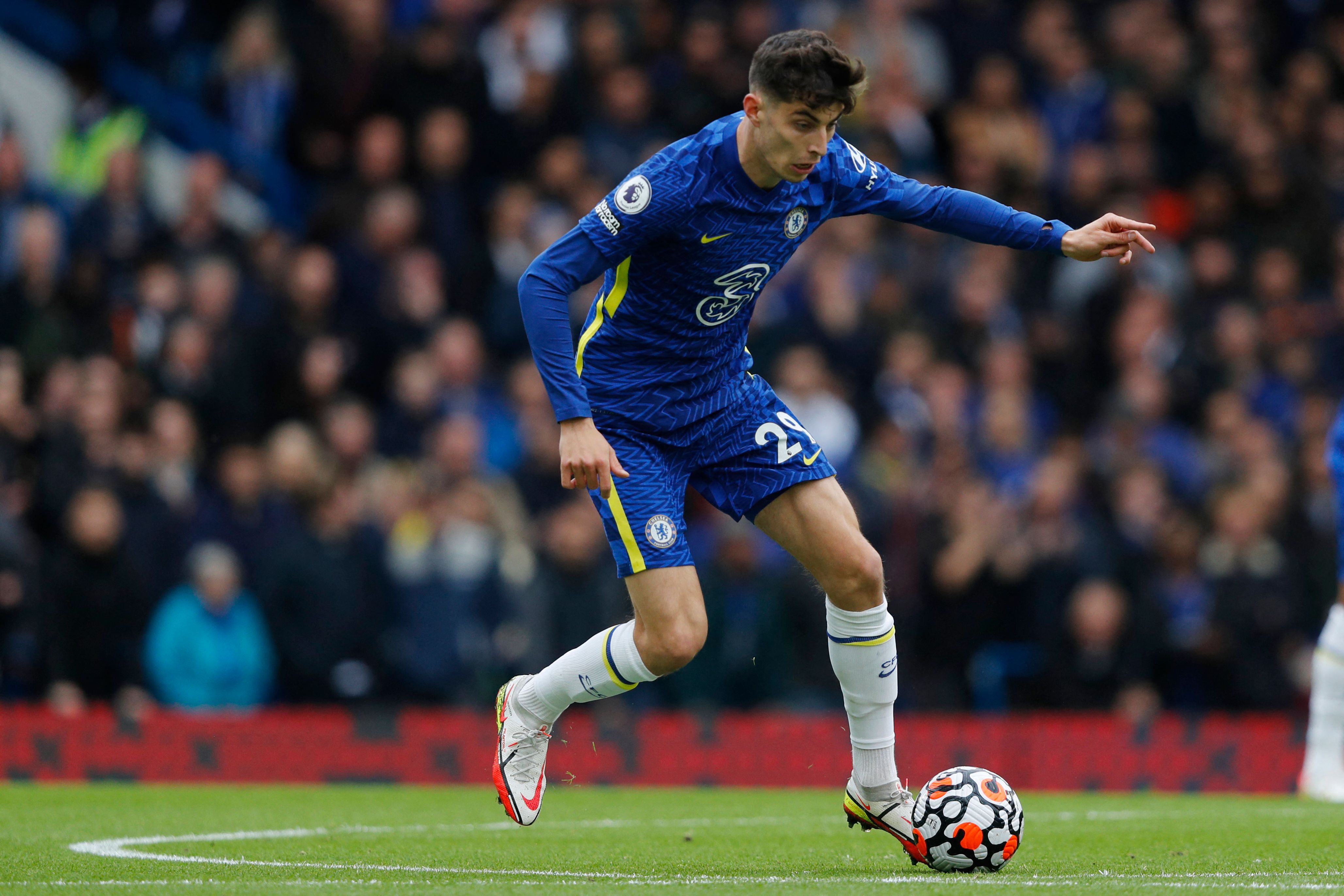 Gelandang Chelsea Kai Havertz.