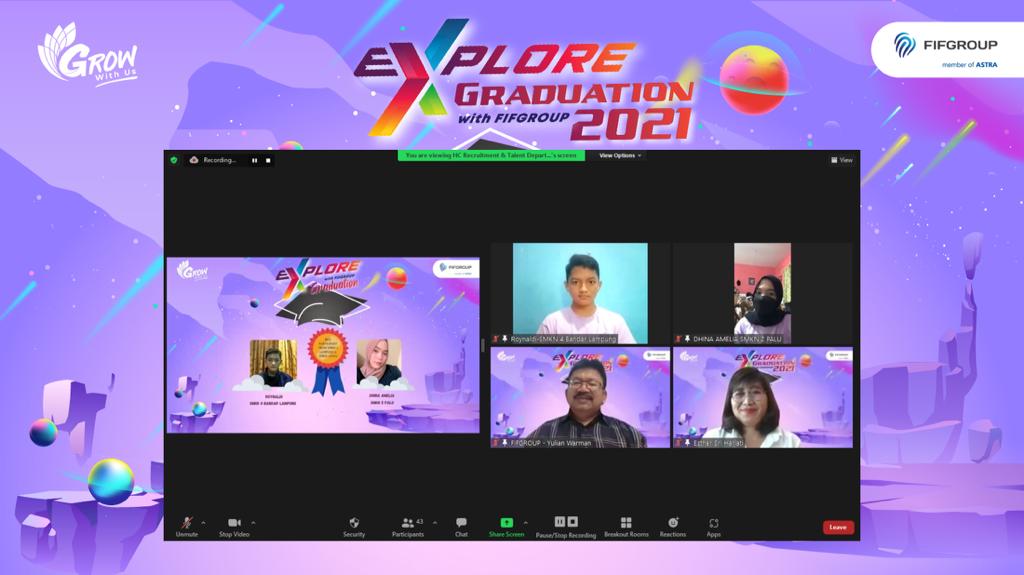Kegiatan Explore Graduation digelar secara virtual.