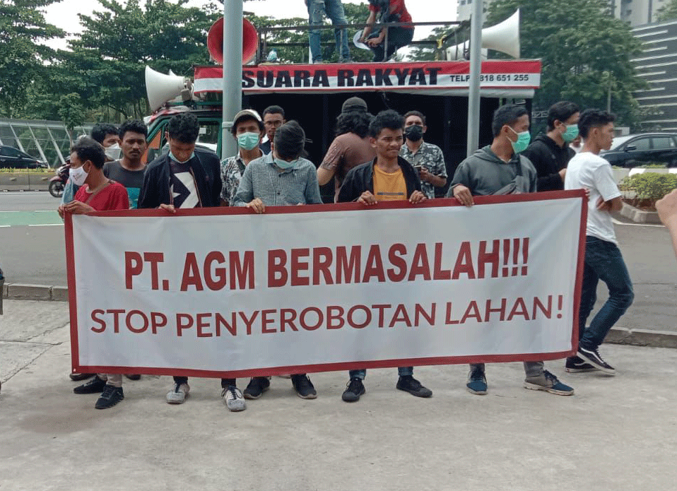 Aliansi  Pemuda Mahasiswa Indonesia Raya (Alpalmar) mendesak otoritas bursa tegur BSSR