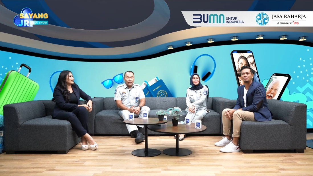Program silaturahmi online bertajuk Sayang JR - Silaturahmi Online bersama yang Tersayang Bareng Jasa Raharja.