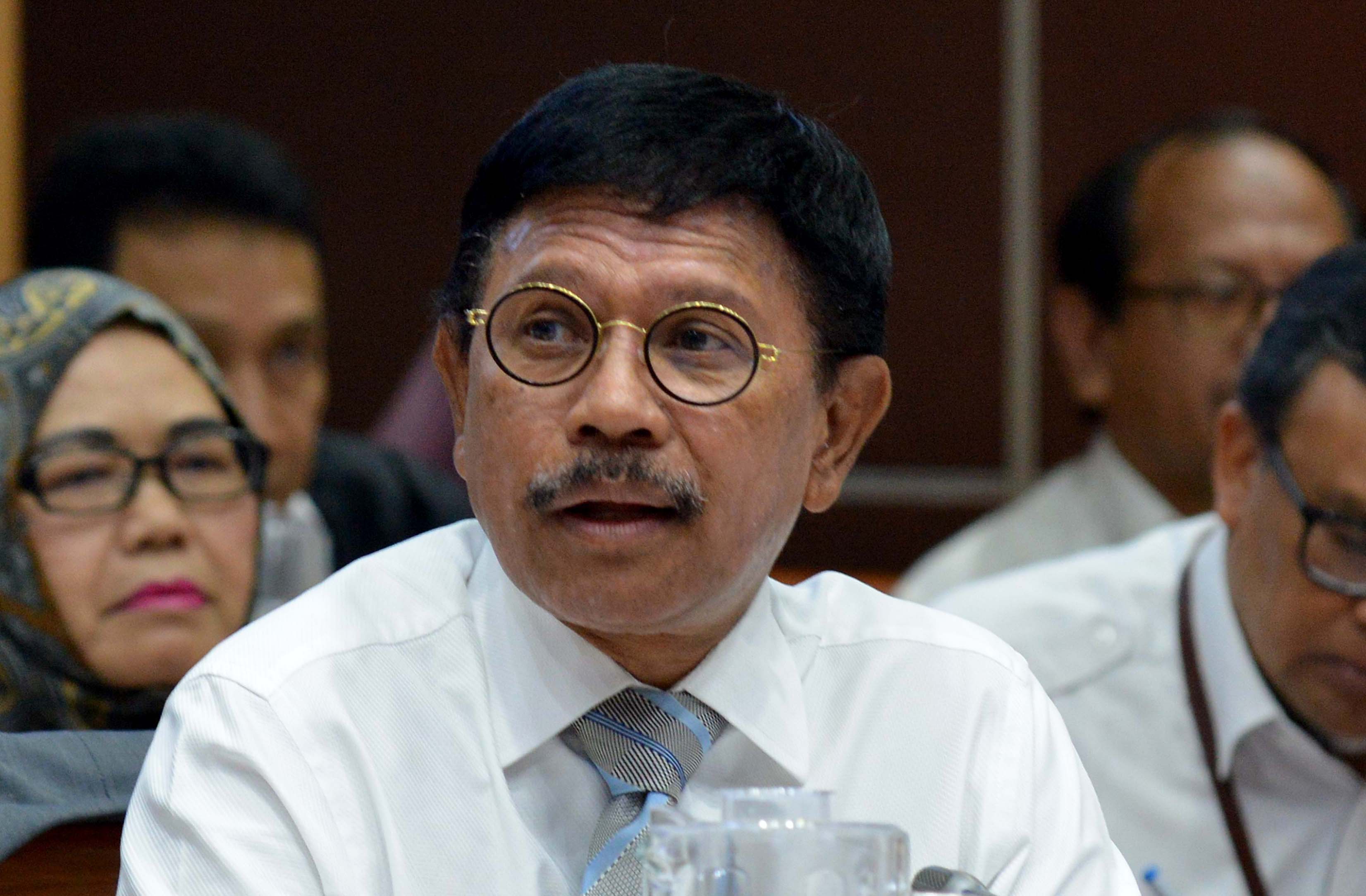 Menteri Komunikasi dan Informatika Johnny G Plate