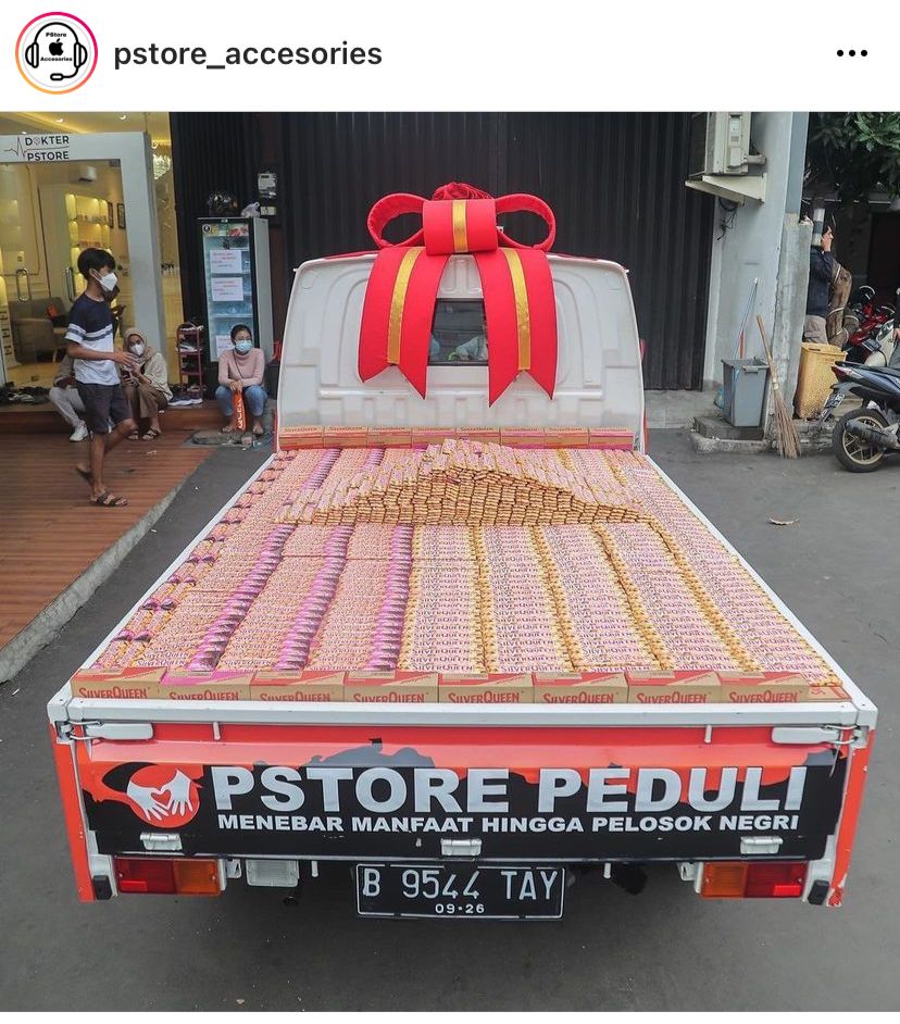 Ilustrasi. Coklat yang akan dibagikan.